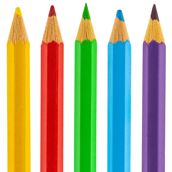 Lotte Kuru Boya Kalemi 12 Renk 12'li Kutu - Resim 3