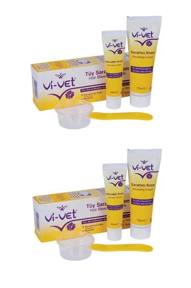 Vi-Vet Tüy Sarartıcı Krem 70 ml + 35 ml 2 Ad.