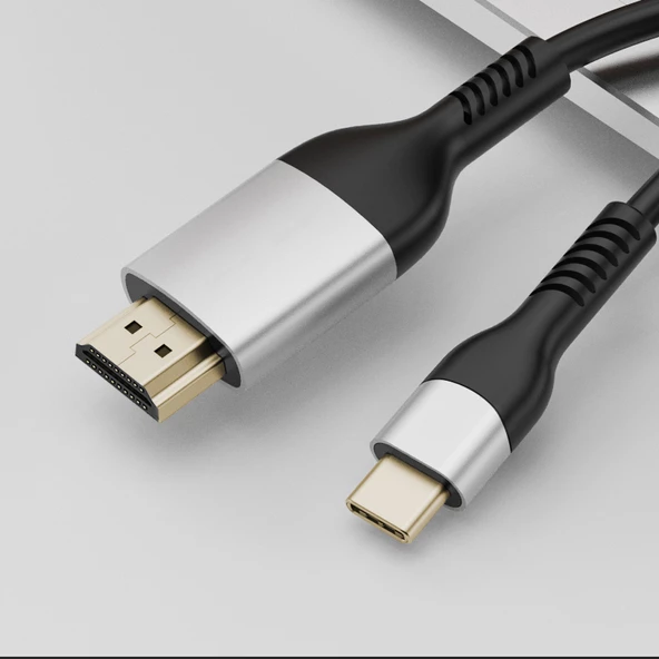 Zore QG06 8K 60 Hz Görüntü Kalitesi Type-C to HDMI Kablo 1.8M - 4