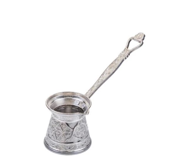 Kosova 3 No Zamak Döküm Cezve Gümüş - 2