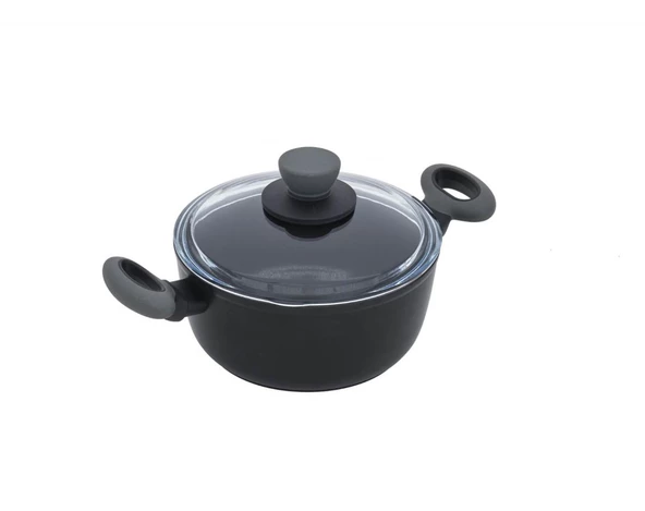 Leggno Clr2828dt24gy Colorgy Titanium Tencere Gri 24 Cm - 2