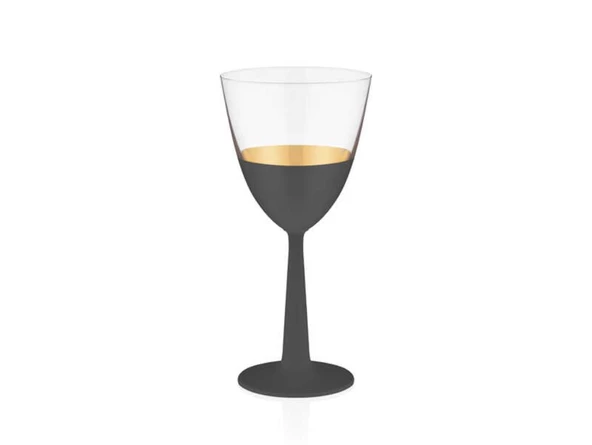 Decorium M00505 Kırmızı Şarap Kadehi 6 Parça Vision Black ürün görseli