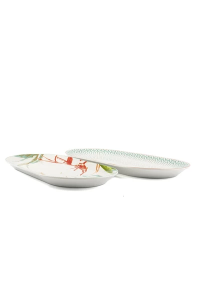 Mikasa Moor Celosia 2'li Oval Servis 31 x 17 cm 38 x 20 cm - 2