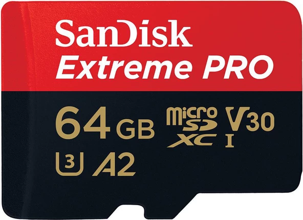 SANDISK 64GB Extreme PRO microSDXC UHS-I SDSQXCU-064G-GN6MA