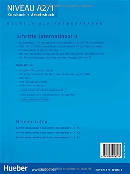 Schritte International 3 Niveau A2/1 - Resim 2