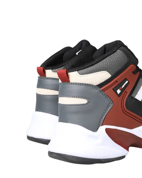 M.P. 232-1014 Erkek Siyah-Bordo (40-44) Basketbol Ayakkabı - 4