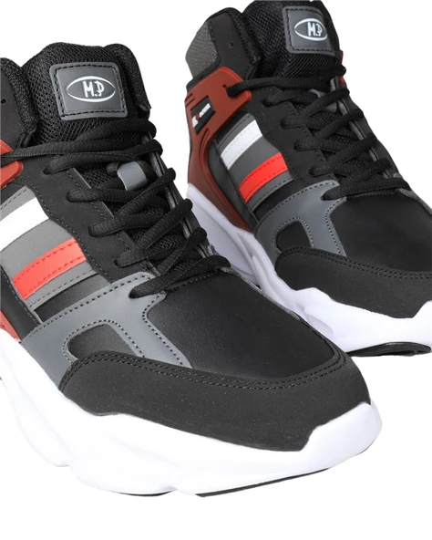 M.P. 232-1014 Erkek Siyah-Bordo (40-44) Basketbol Ayakkabı - 2