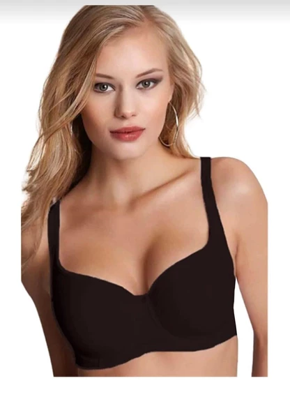 NBB 3613 BAYAN TOPARLAYICI BALENLİ SOFT CUP SÜTYEN 2 ADET - 2