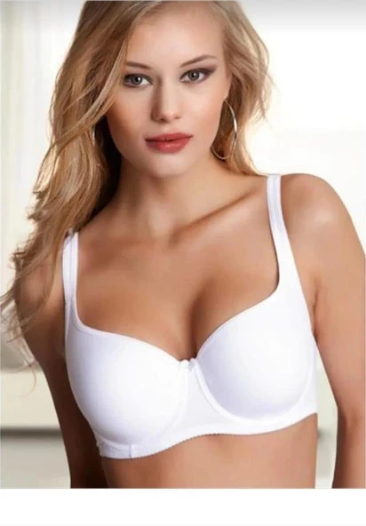 NBB 3613 BAYAN TOPARLAYICI BALENLİ SOFT CUP SÜTYEN TEKLİ - 2