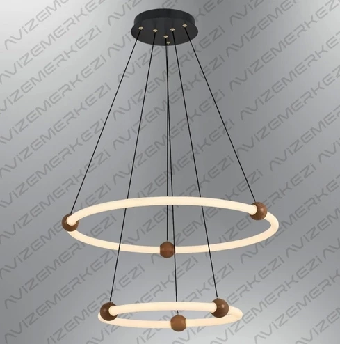 2'Li Yuvarlak Sarkıt MEŞE ZC-315-2A