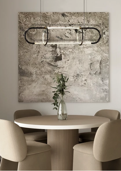 MODERN YEMEK MASASI AVİZE ZC-571-YS - Resim 3