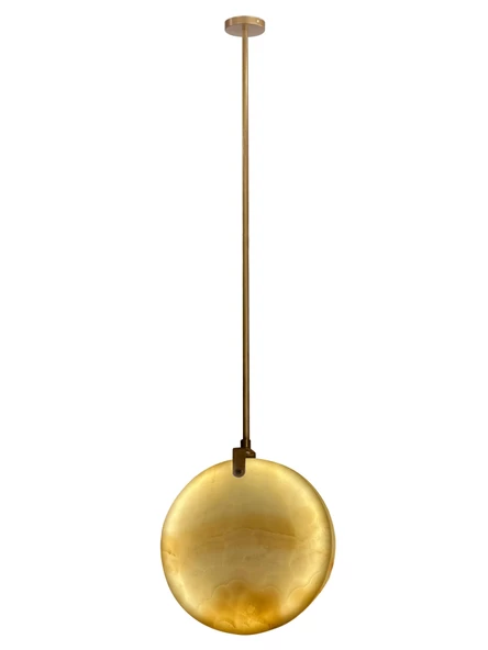 M-7106-20-1 20 CM ÇAP MERMER TEKLİ AVİZE