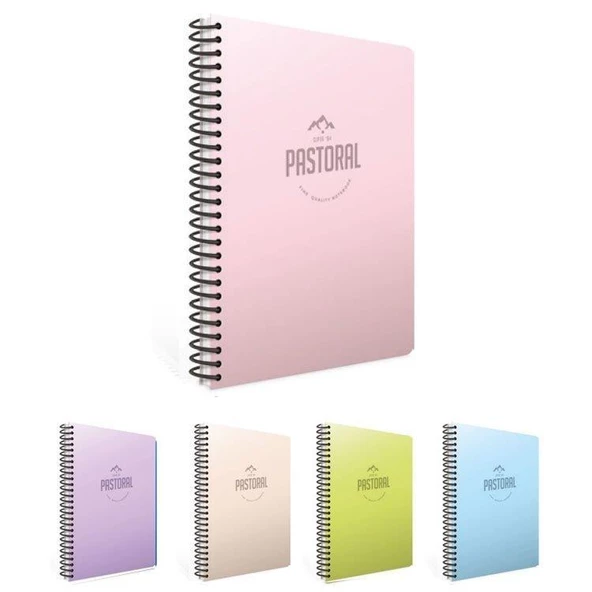 Gıpta Pastoral 17x24 72 Yaprak Plastik Kapak Spiralli Defter