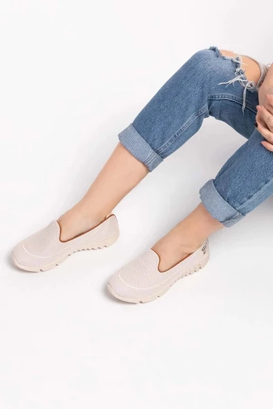 Artı-Artı038-0003-Kadın Günlük Memory Ortopedik Taban Bej Aqua Ayakkabı - Resim 3