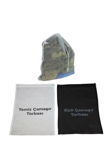 Asker 3 Adet Set Temiz Kirli File 42003