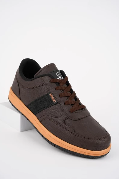 Muggo Jim Garantili Erkek Günlük Casual Bağcıklı Sneaker Spor Ayakkabı - 6