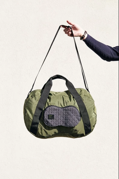 Lexon Peanut Duffle Seyahat Çantası Metalik Gri - 4