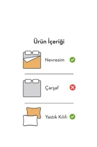 Çift Kişilik Çizgili Desen Nevresim Seti ( Nevresim + Yastık Kılıfı ) - 11