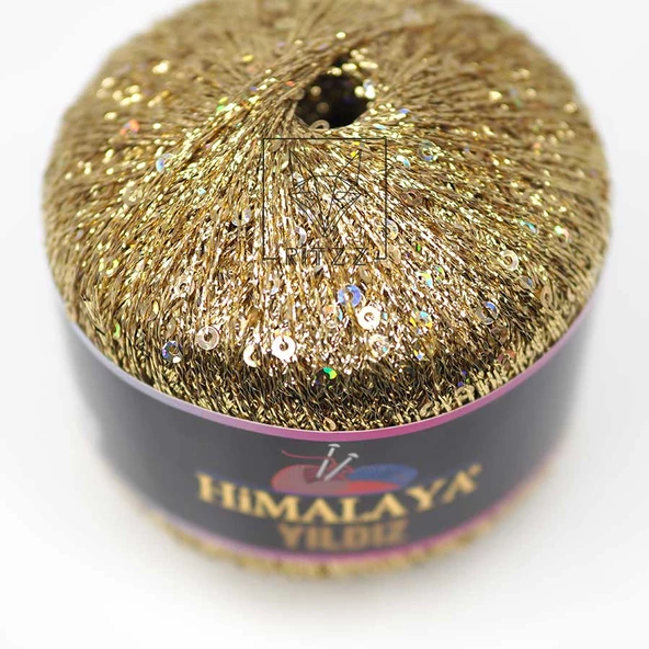 Himalaya Yıldız / Gold Simli Pullu / 58102 - 2