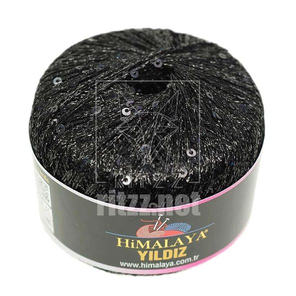Himalaya Yıldız / Siyah Simli Siyah Pullu / 58105 - 2