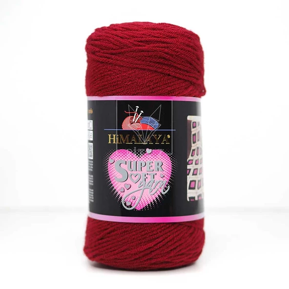 Himalaya Super Soft Yarn 80849 Koyu Kırmızı