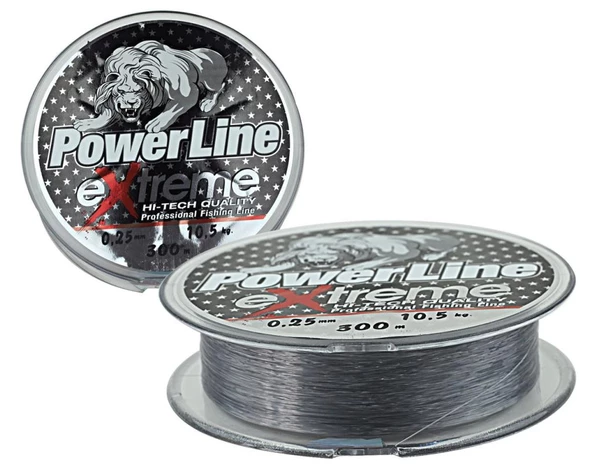 Powerline Extreme 100m Monofilament Olta Misinası Gri - 3