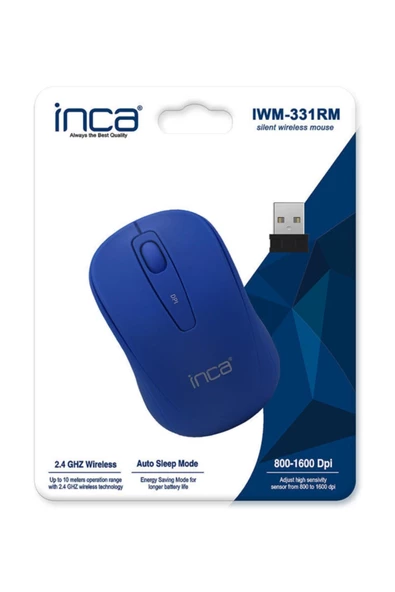 Inca IWM-331RM Silent Sessiz Tuş ve Tıklamalı Kablosuz Mouse - 3