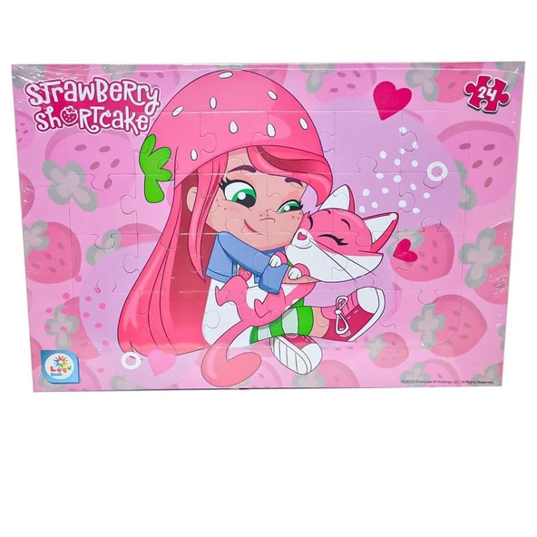 Çilek Kız Lisanslı Frame Puzzle/Yapboz 24 Parça - 3