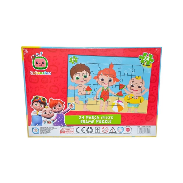 Cocomelon Lisanslı Frame Puzzle/Yapboz 24 Parça - Resim 2