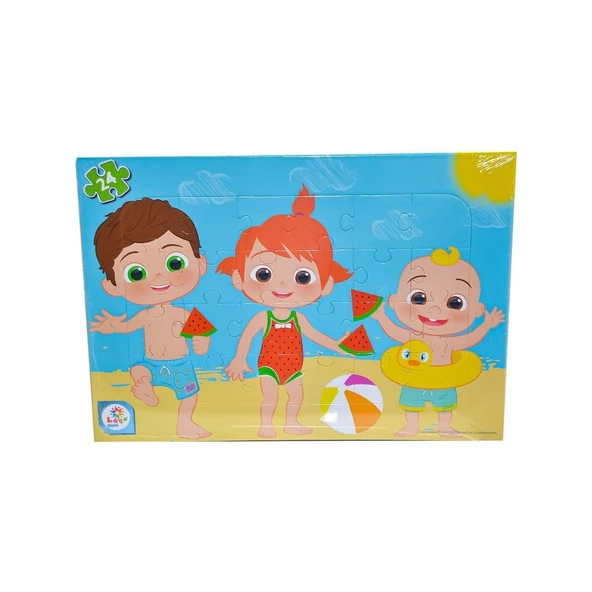 Cocomelon Lisanslı Frame Puzzle/Yapboz 24 Parça - Resim 3