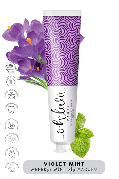 OHLALA Violet Mint (Menekşe-Nane) Diş Macunu 75ml - 2