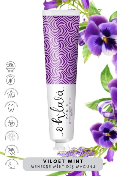 OHLALA Violet Mint (Menekşe-Nane) Diş Macunu 75ml - 3
