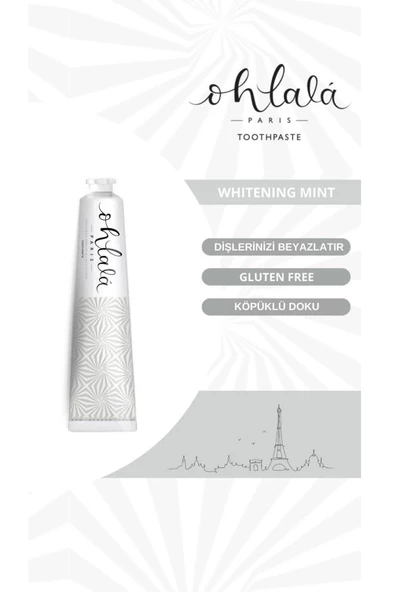 OHLALA Whitening Mint Diş Macunu 75ml - 4