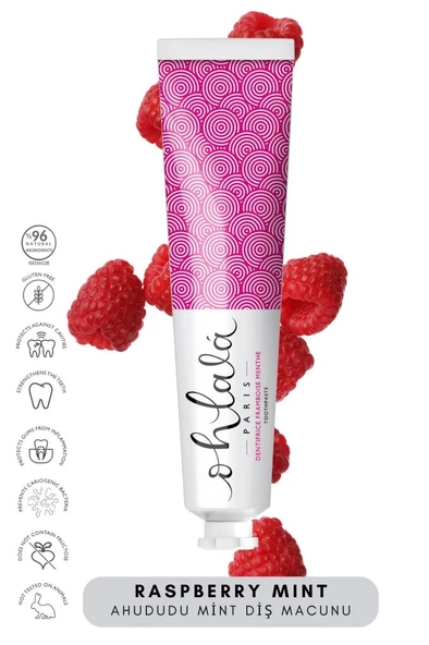 OHLALA Raspberry Mint (Ahududu-Nane) Diş Macunu 75ml - 3