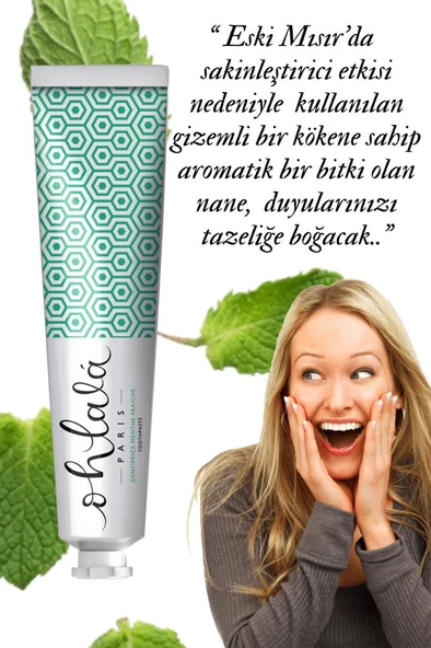OHLALA Refreshing Mint Diş Macunu 75ml - 4