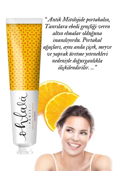 OHLALA Orange Mint (Portakal-Nane) Diş Macunu 75ml - 4