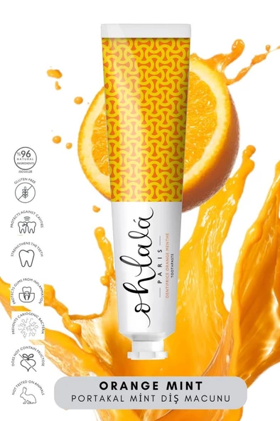 OHLALA Orange Mint (Portakal-Nane) Diş Macunu 75ml - 3