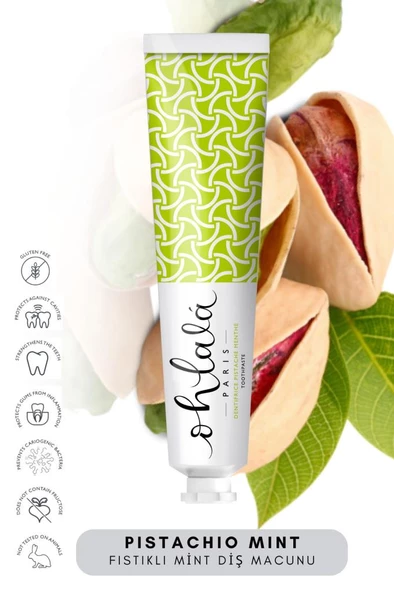 OHLALA Pistachio Mint (Antep Fıstığı-Nane) Diş Macunu 75ml - 2