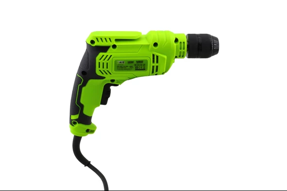 Haıs 6110 Darbesiz Elektirikli Matkap 10mm Mandren Delici 450W Yeşil - 4