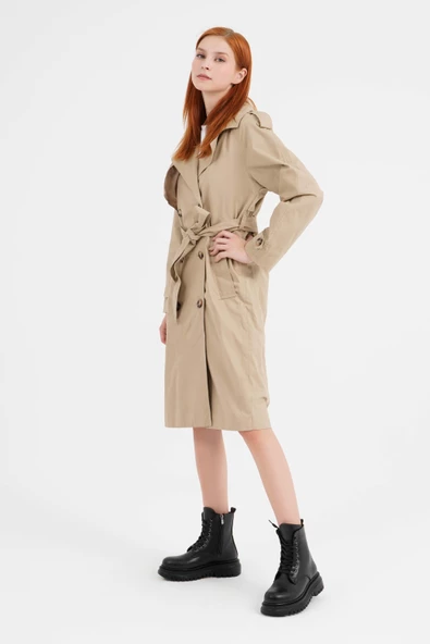 Kadın Bağcıklı Bot Postal Kalın Tırtık Tabanlı Rahat Ayakkabı - 2