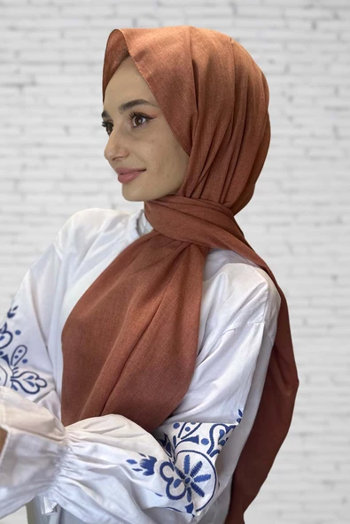 Organik Şal - Pamuk Tek Renk Şal  TABA ürün görseli