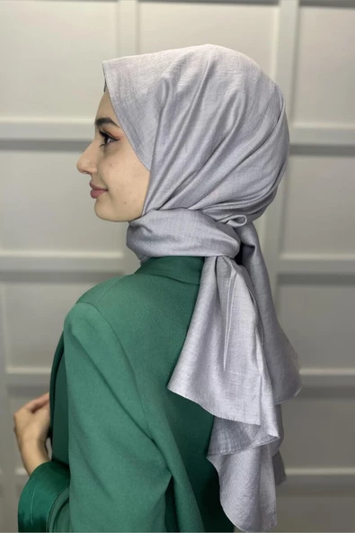 Organik Şal - Pamuk Tek Renk Şal TAŞ - 4