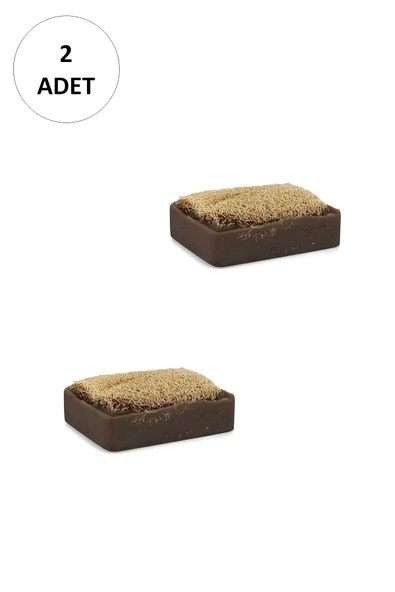 2 Adet Doğal Kabak Lifli Kil Sabunu - 2