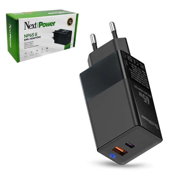 NEXTPOWER NP-65 Şarj Aleti Başlığı Hızlı Type-c 65W