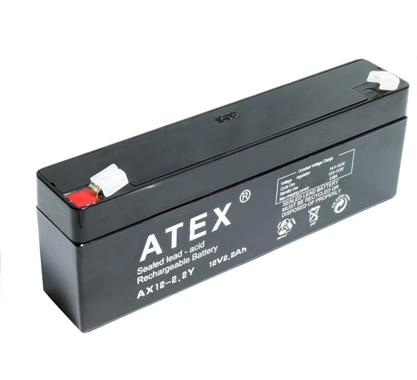 Atex Kuru Akü 12v 2.2ah (17.5x6x3.5cm)