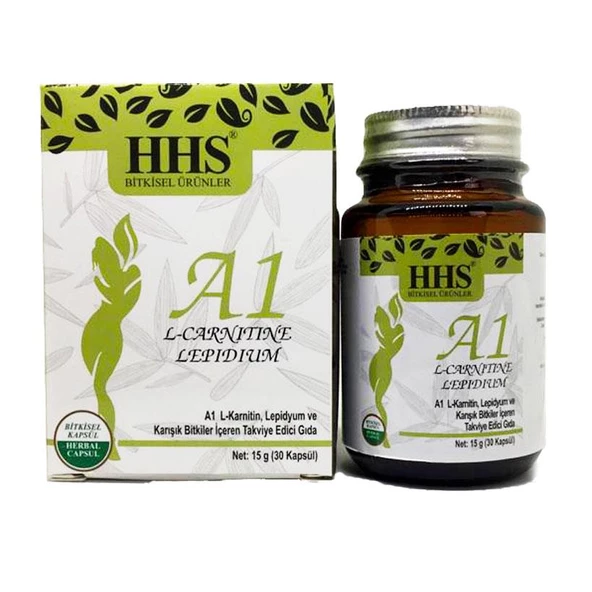 Hhs A1 L-Carnitine Lepidium A+1 Bitkisel 30 Kapsül X 3 Adet Kutu - 5