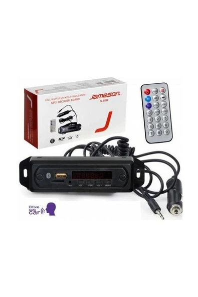 Js-6usb Oto Teyp Çevirici Bord Usb/fm/aux Bluetooth Konuşmalı 12v