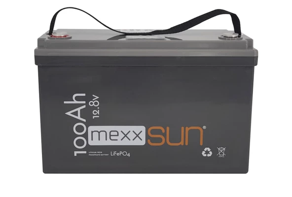 MEXXSUN Lityum Akü 12.8V 100Ah (LiFePo4) 1280Wh - 2