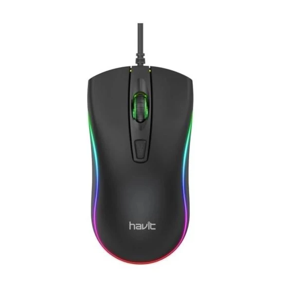 HAVİT MS72 Siyah Kablolu RGB Mouse