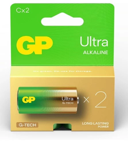 C Baby Batarya GP Alkalin Ultra 1,5V 2 Adet